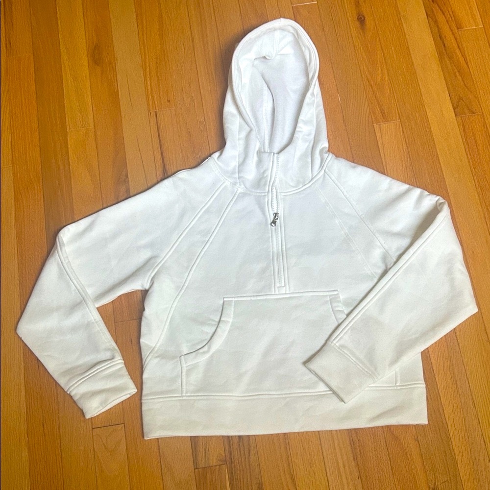 Women's White Hoodie - Small